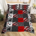 thumbnail image 1 of Yibo Valentines Day Gift Comforter Cover Wedding White Romantic Duvet Cover - Premium Polyester Duvet Cover with Zipper Closure, 3 Piece Set, Includes 1 Duvet Cover and 2 Pillow Cases, No Comforter, 1 of 7
