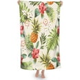 thumbnail image 1 of Yibo Watercolor Pineapples Watermelons Beach Towel, Super Absorbent Beach Blanket, Soft Plush Swim Bath Towels, 1 of 7