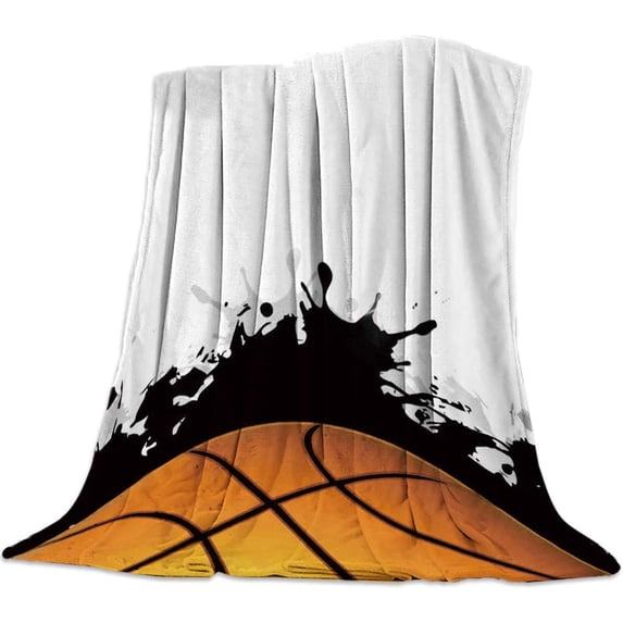 Yibo Watercolor Pumpkin Blanket Flannel Soft and Comfortable Anti-static Bed Sofa Blanket