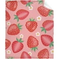 thumbnail image 1 of Yibo Watermelon Cartoon Fruit Pattern Blanket Flannel Soft and Comfortable Anti-static Bed Sofa Blanket, 1 of 7