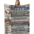 thumbnail image 1 of Yibo Wedding Anniversary Gifts for Women Blanket Flannel Soft and Comfortable Anti-static Bed Sofa Blanket, 1 of 8