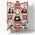 thumbnail image 1 of Yibo Who Loves Panda Blanket Flannel Soft and Comfortable Anti-static Bed Sofa Blanket, 1 of 7