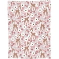 thumbnail image 1 of Yibo for Daisy Flannel Blanket Decorative Floral Flower Daisy Soft Throw Blankets for Bed Sofa Couch Chair Decor All Season Gifts, 1 of 7