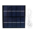 thumbnail image 1 of Yibooy 1.2W Battery Charger Solar Panel USB Output Polycrystalline DIY Charger Supplies, 1 of 10