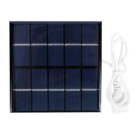 Yibooy 1.2W Battery Charger Solar Panel USB Output Polycrystalline DIY Charger Supplies