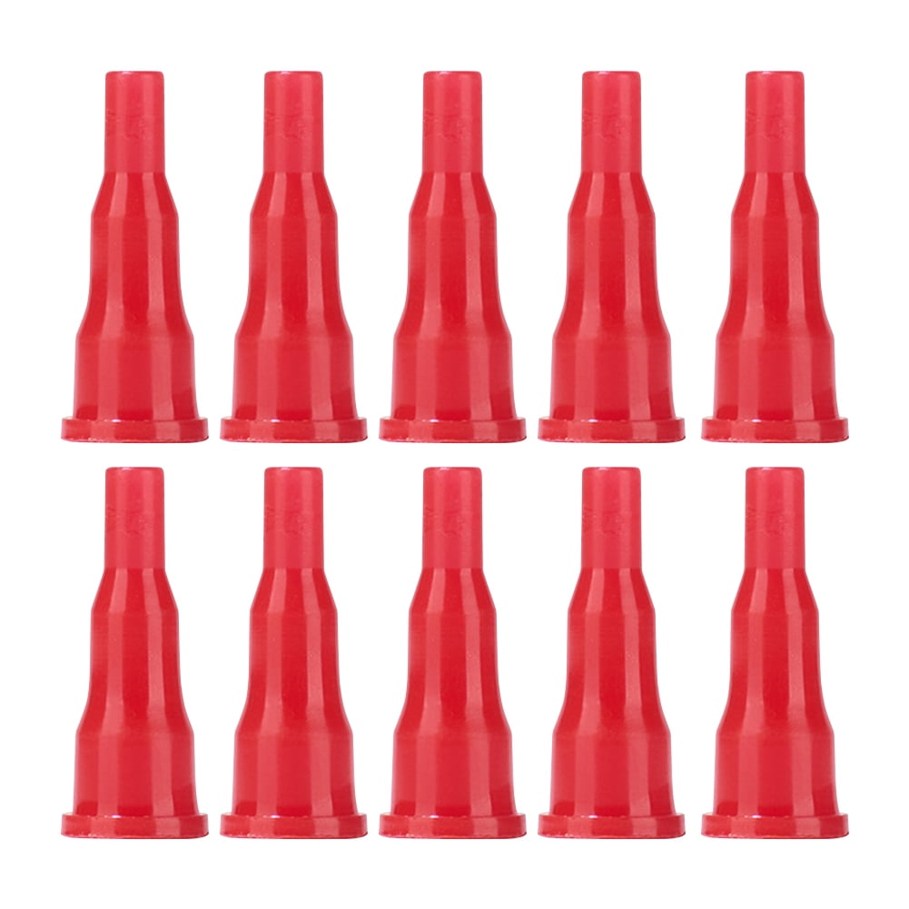 Yibooy 10Pcs Butane Nozzle Adapter Universal Gas Converter for Cigarette  Lighter (Red)