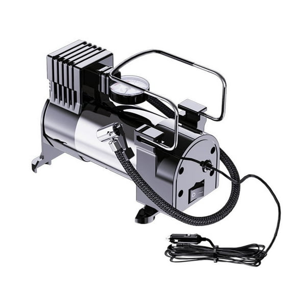 Yibooy 12V Car Tire Pump Cylinder Power System Mini Air Compressor Auto Inflatable Pump