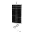 thumbnail image 1 of Yibooy 20W 5V Solar Panel Charger Type-C Output for Wireless Outdoor Security Camera, 1 of 10