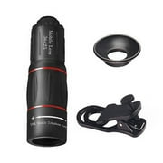 Yibooy 36X Mobile Phone Camera Lens Clip-On Zoom HD Telescope Lens for Smartphone