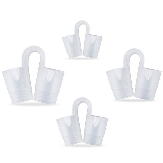 Yibooy 4 Pcs Nasal Dilators Device Reusable Snoring Device Enjoy a Sleep (4 Pcs OPP)