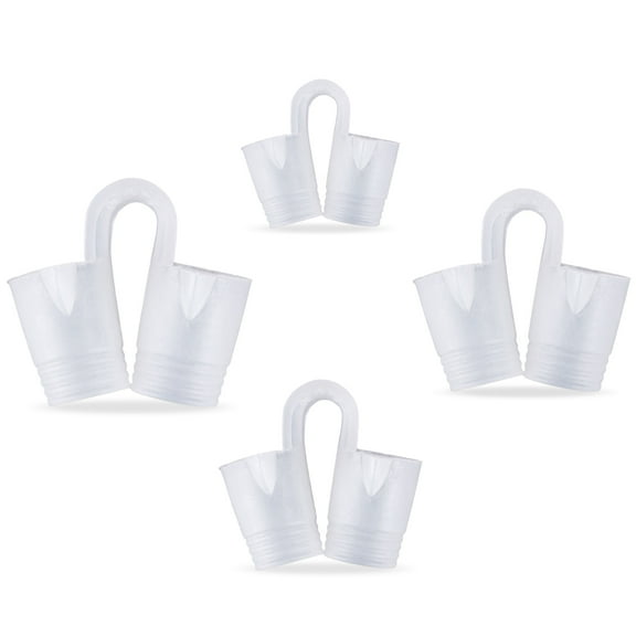 Yibooy 4 Pcs Nasal Dilators Device Reusable Snoring Device Enjoy a Sleep (4 Pcs OPP)