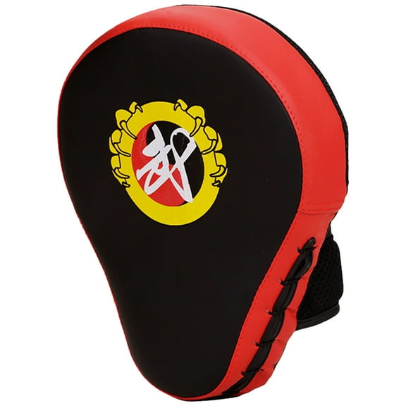 Yibooy 5-Finger Hand Target Breathable Boxing Punching Bag for Muay Thai (Red Black)
