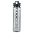 thumbnail image 1 of Yibooy 800ml Water Bottle Leakproof Motivational Drinking Bottle for Sports (Black), 1 of 10