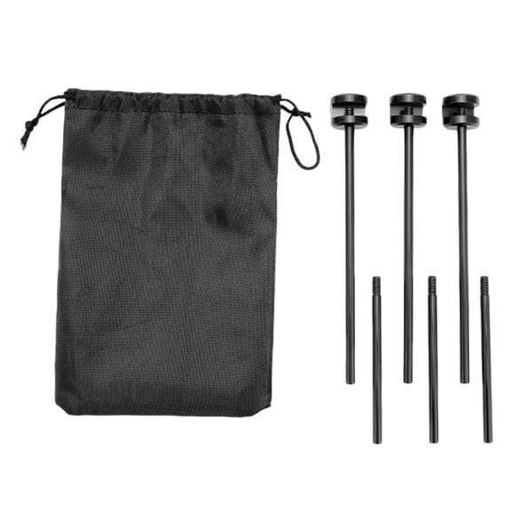 Yibooy BBQ Tray Support Metal BBQ Triangular Bracket for Outdoor Camping (Tripod Style)