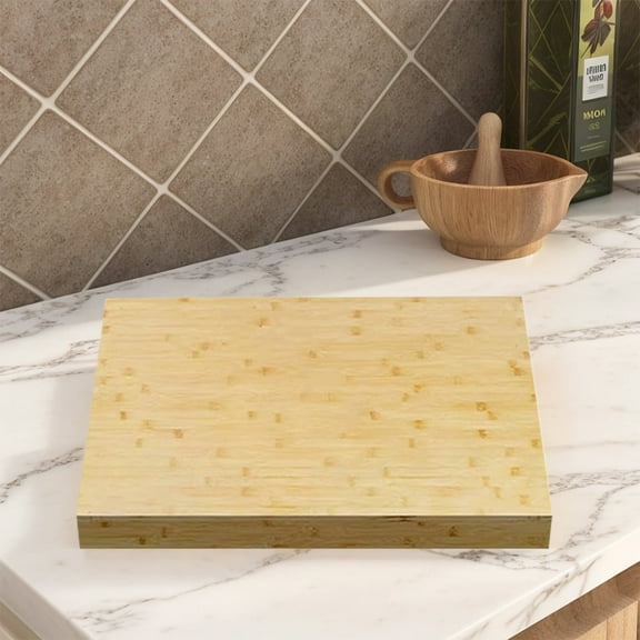 Yibooy Bamboo Stove Top Cover and Cutting Board Large Noodle Board for Gas Stovetop