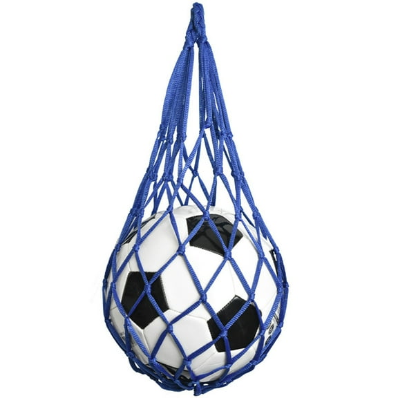 Yibooy Basketball Carry Bag Gym Sports Net Bag Football Soccer Volleyball Bag (Blue)
