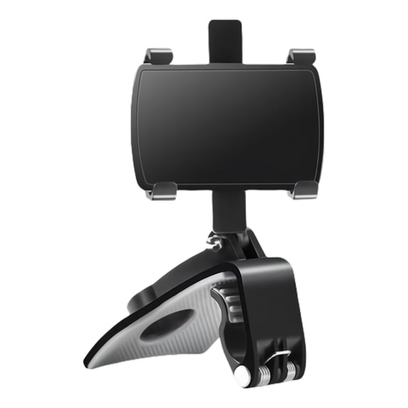 Yibooy Car Dashboard Phone Holder 360 Rotating Rearview Mirror Navigation Bracket