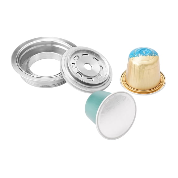 Yibooy Coffee Pod Converter Stainless Steel Pod Adapter for Nespresso Vertuo (150ml)