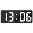 thumbnail image 1 of Yibooy Digital Alarm Clock 12/24H Display Electric Bedside Desk LED Clock (Black), 1 of 10