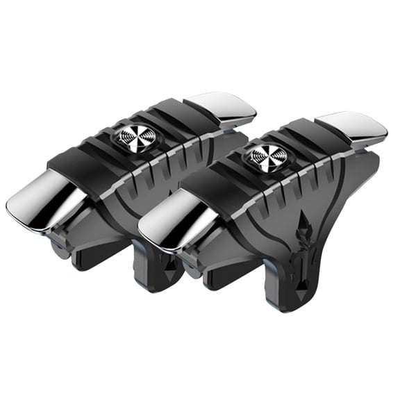 Yibooy F01 1 Pair PUBG Mobile Button Trigger Gamepad Controller Shooter (Black)