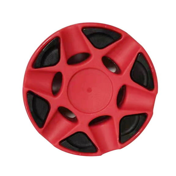 Yibooy Ice Hockey Puck Outdoor Street Roller Hockey Puck for Ice Hockey Training (Red)