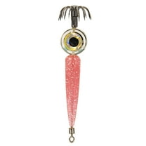 Yibooy LED Fish Bait Lure Light Squid Fishing Sea Underwater Lamp (Pink)