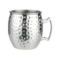 thumbnail image 1 of Yibooy Moscow Mule Mug Stainless Steel Beer Cup Cocktail Mug Coffee Cup (Silver A), 1 of 6