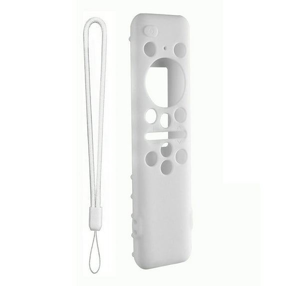 Yibooy Remote Control Cover BN59-01432A 01432B for 8K Neo QLED HDR Smart TV (White)