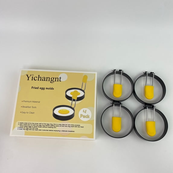 Yichangnt Fried egg molds,Egg Ring for Frying Eggs and English Muffin ...
