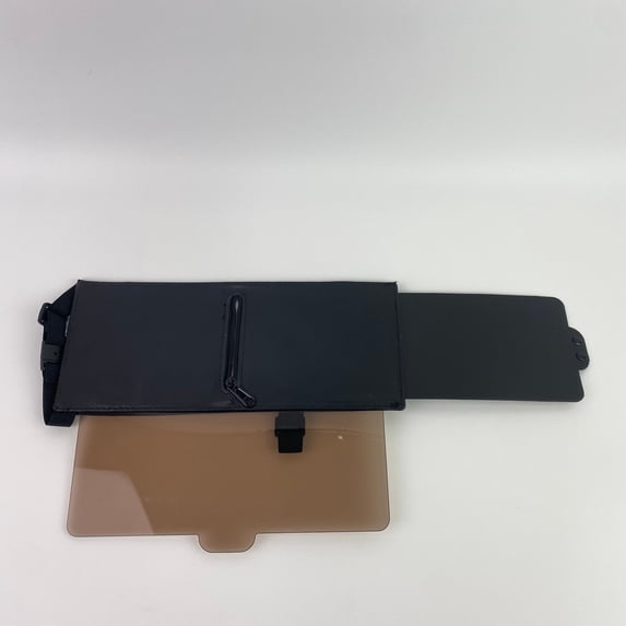 YichiKorenix Sun visors for automobiles,Polarized Sun Visor Extender, Anti-Glare Car Sun Visor Protects from Sun Glare, Automotive Interior Sun Protection, Snow Brown Blindness, UV Rays (Lens Black)
