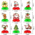 thumbnail image 1 of Yidarton  9 Pieces Christmas Table Decorations, Honeycomb Centerpieces for Holiday Party Supplies, Double Sided Sign for Indoor Room, 1 of 5