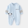thumbnail image 1 of Yidarton Baby Jumpsuit Spring And Autumn Baby Boneless Long Sleeve Home Cotton Climbing Suit Baby Printed Across The Door, 1 of 9