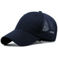 thumbnail image 1 of Yidarton Baseball Cap Unsiex, Peaked Baseball Cap with Mesh, Adjustable Baseball Cap, Outdoor Baseball Cap,Blue, 1 of 5