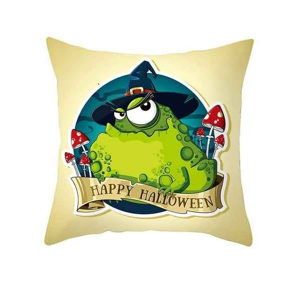 Yidarton Halloween Pillow Cover Pumpkin Printing Pattern Pillowcase Home Living Room Cushion Cover