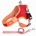 thumbnail image 1 of Yidarton New Suede Pet Chest Strap Saddle Vest Puppy Chest Back Reflective Dog Strap Dog Rope Red, 1 of 11