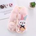 thumbnail image 1 of Yidarton Pet Dog Cat Clothes Autumn And Winter Teddy Bear Schnauzer Bomei Dou Plus Velvet Padded Warm Waistcoat Pink XL, 1 of 7