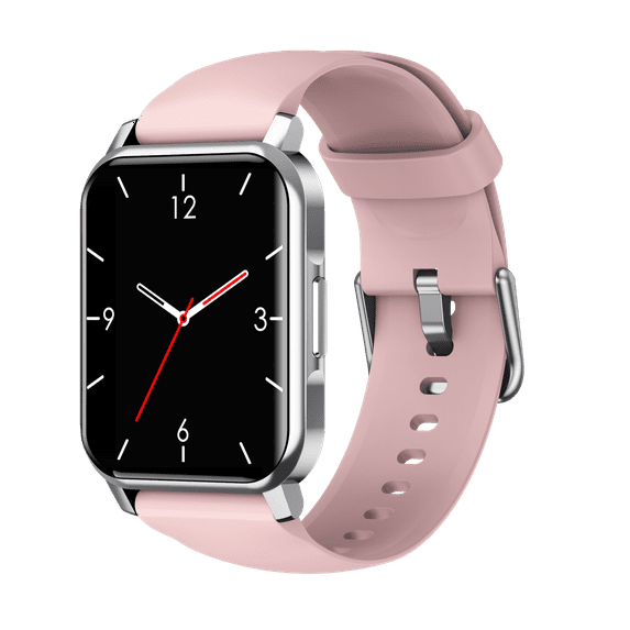 Yidarton Smart Watch with 1.72'' Full Touch Screen, Smartwatch with Heart Rate & Sleep Monitor, IP67 Waterproof Smart Bracelet, Pink