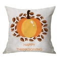 thumbnail image 1 of Yidarton Thanksgiving Pillowcase Car Living Room Sofa Cushion Cover Printing Pattern Linen Pillow Case, 1 of 5