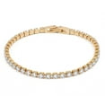 thumbnail image 1 of Yidarton Women's Gold Bracelet, 18K Gold Plated Cubic Zirconia Classic Tennis Bracelet, Size 6.7", 1 of 6