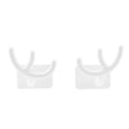 thumbnail image 1 of Yidarton kitchen must havesHome Kitchen Wall Hanging Can Be Combined With Antler Pot Cover Rack Multifunctional Non-perforated Moisture-proof Non-slip Hook Chopping Plate Rack (pack of two) White, 1 of 12