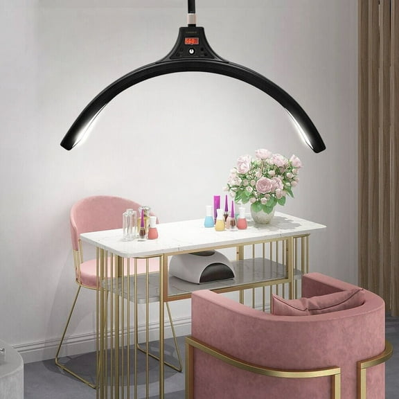 Yidoblo 60W LED Moon Fill Light Lashes Light Half Ring Floor Lamp For Beauty