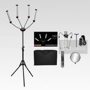 Yidoblo 80W 360° Adjustable Video LED Lights Four Arms Fill Lighting for Photography