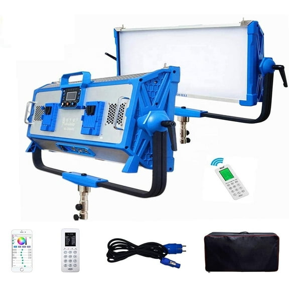 Yidoblo AI-3000C 300W 95RA RGBW Color Panel LED Light Soft Lamp With 12 Kinds Of Lighting Effect APP Remote Control For Film Studio Concert