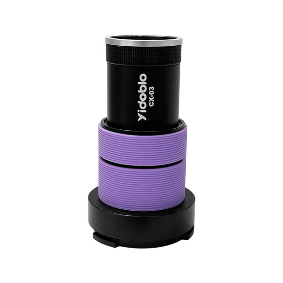 Yidoblo CX-01/CX-02/CX-03 Optical Projection Snoot Lens, Adjustable Focus Light Concentrator for Mini Bowens Mount Studio LED & Flash Light