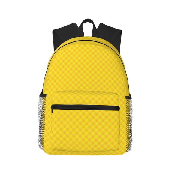 Yield Corn 3 Print Backpack for Women Men, Lightweight Casual Travel Daypack, Classic Basic College Backpack, Middle School Bag