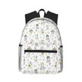 thumbnail image 1 of Yield Dancing Dogs Print Backpack for Women Men, Lightweight Casual Travel Daypack, Classic Basic College Backpack, Middle School Bag, 1 of 1