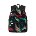 thumbnail image 1 of Yield Fishing Lure Print Backpack for Women Men, Lightweight Casual Travel Daypack, Classic Basic College Backpack, Middle School Bag, 1 of 5