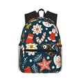 thumbnail image 1 of Yield Holiday Christmas Cookies Print Backpack for Women Men, Lightweight Casual Travel Daypack, Classic Basic College Backpack, Middle School Bag, 1 of 5