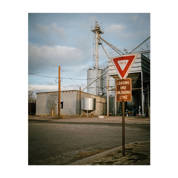 Yield, Marfa - Marfa Texas Photography Unframed Wall Art Print 8 x 10 inches