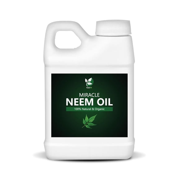 Yield Rx 100% Pure Cold-Pressed Concentrated Neem Oil Natural Care for Indoor & Outdoor Plants and Vegetables (128 Oz)